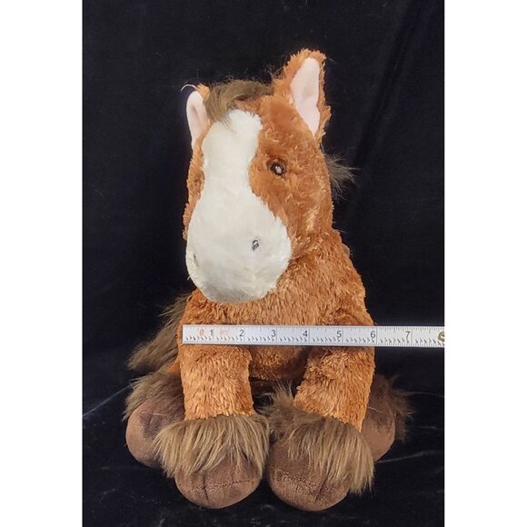 Vintage Retired Build-A-Bear Workshop Clydesdale Horse with Saddle - Picture 9 of 15